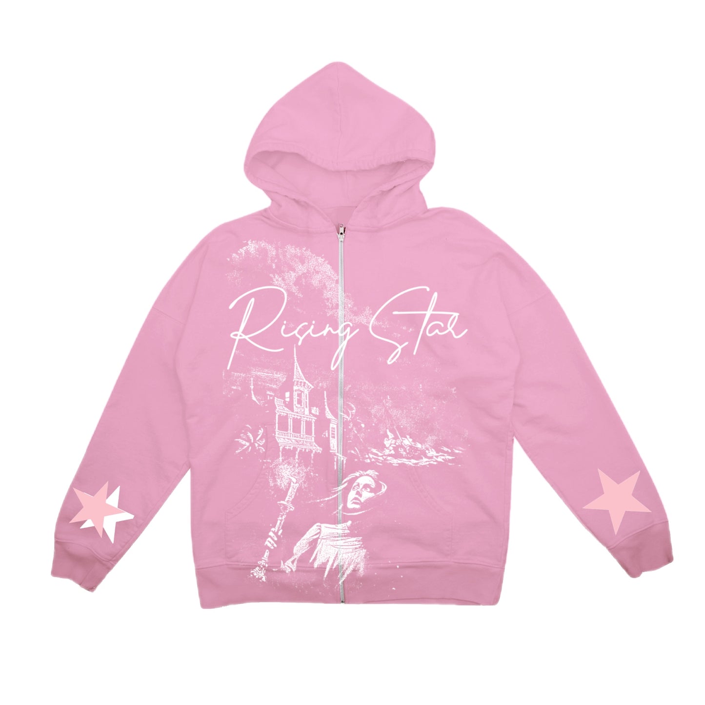 Rising Star Pink Zip-Up "Pink Star Diamond"