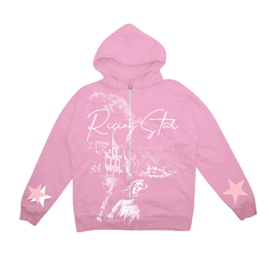 Rising Star Pink Zip-Up "Pink Star Diamond"